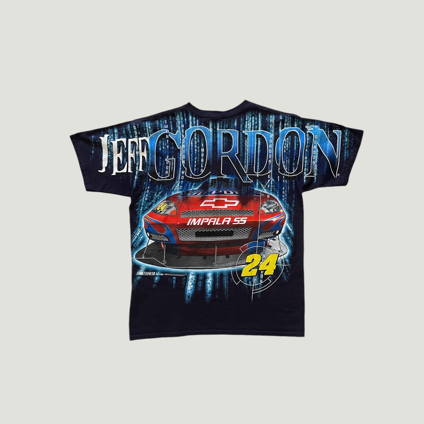 VINTAGE JEFF GORDAN ALL OVER MATRIX TEE